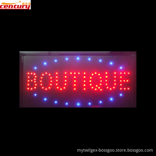 wholesale china factory price boutique animated led sign